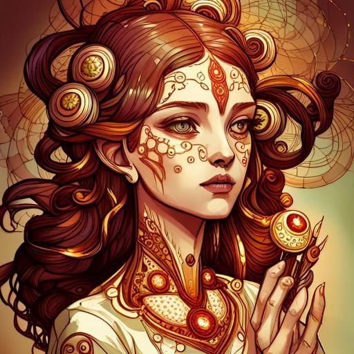 Steampunk Princess in Detailed Mechanical Attire