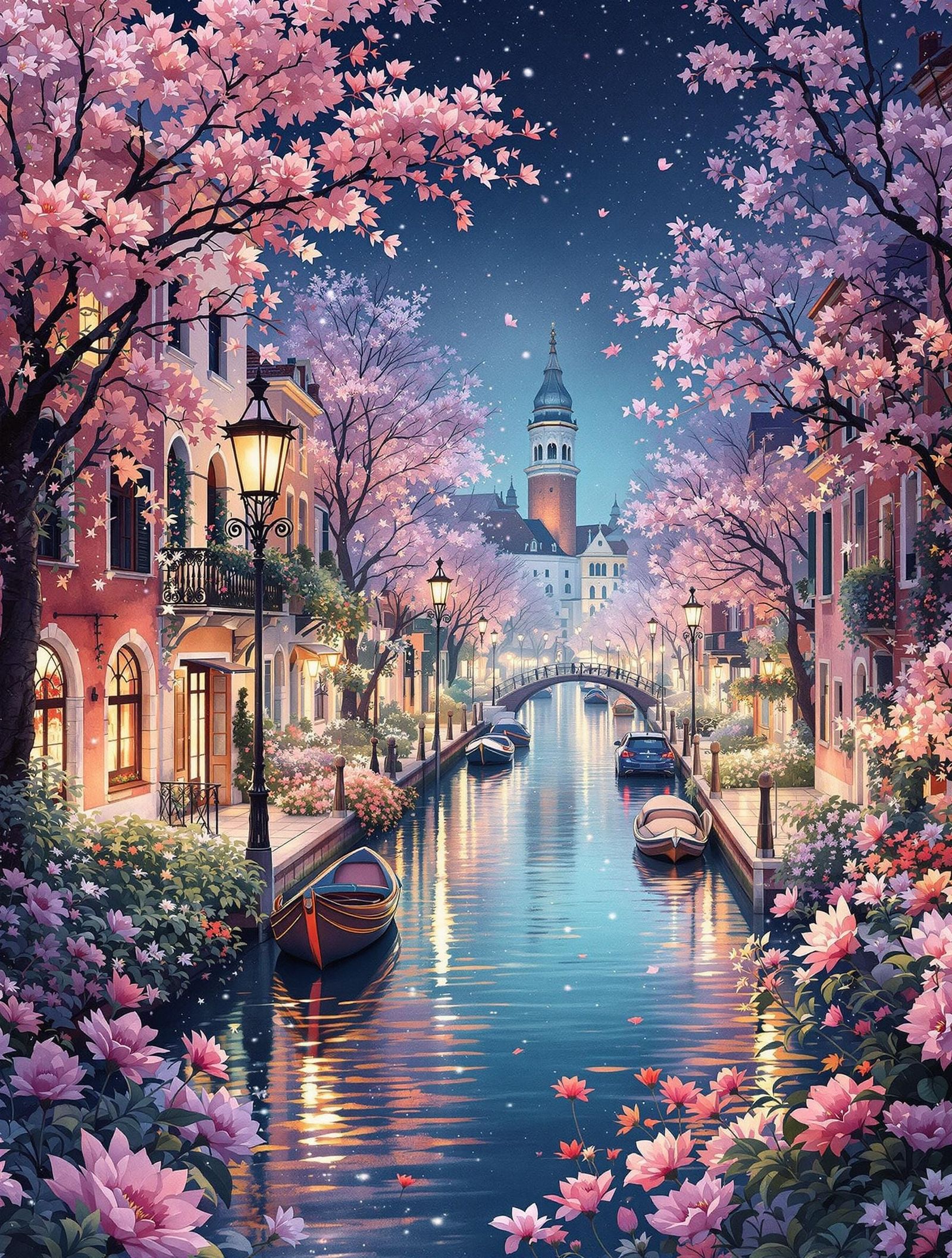 Ethereal Venice in Bloom