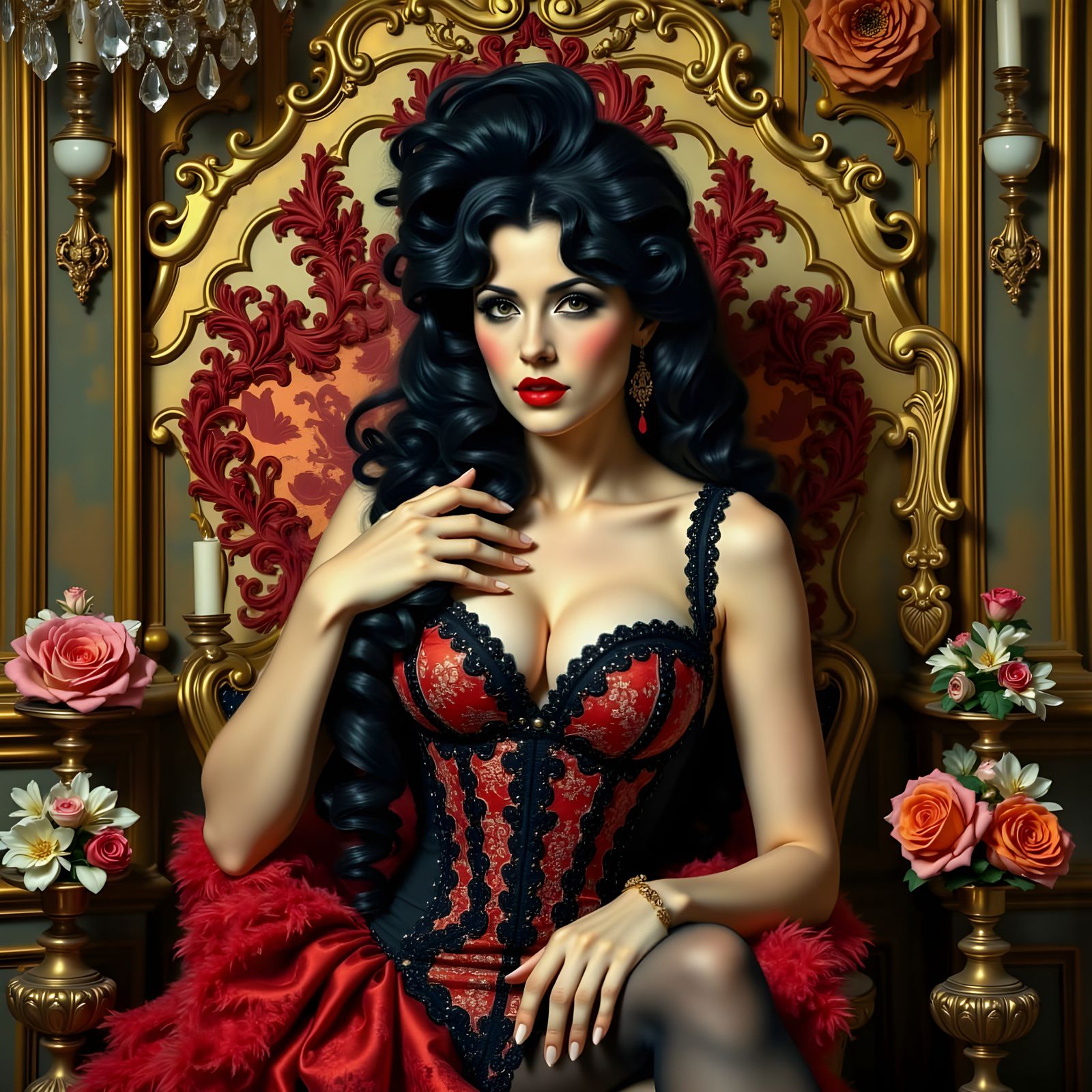 Surreal Burlesque Art Deco Cinema Blend