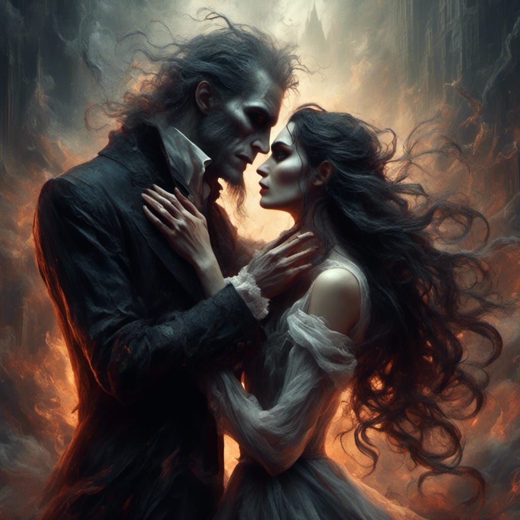 Vampire Queen Bows in Dark Fantasy Horror