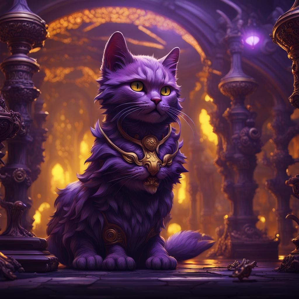 Inside a Kitten's Mind: Dark Fantasy Concept Art