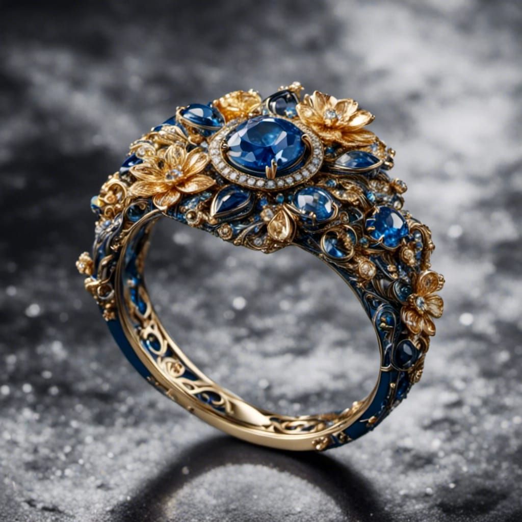 Luxurious Diamond Ring in Velvet Box, Cinematic Style