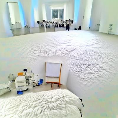 White Room Turns Into Organic Mass