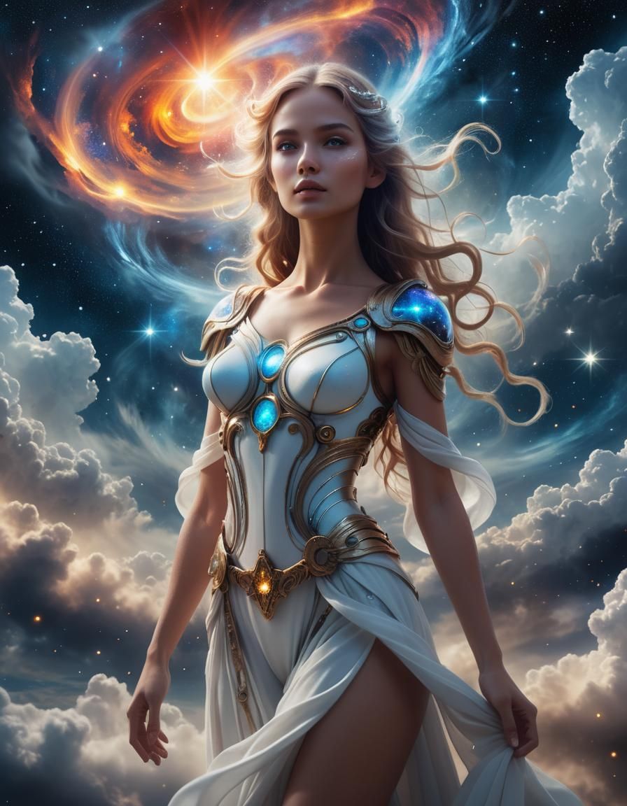 Ethereal Beauty in Cosmic Landscape