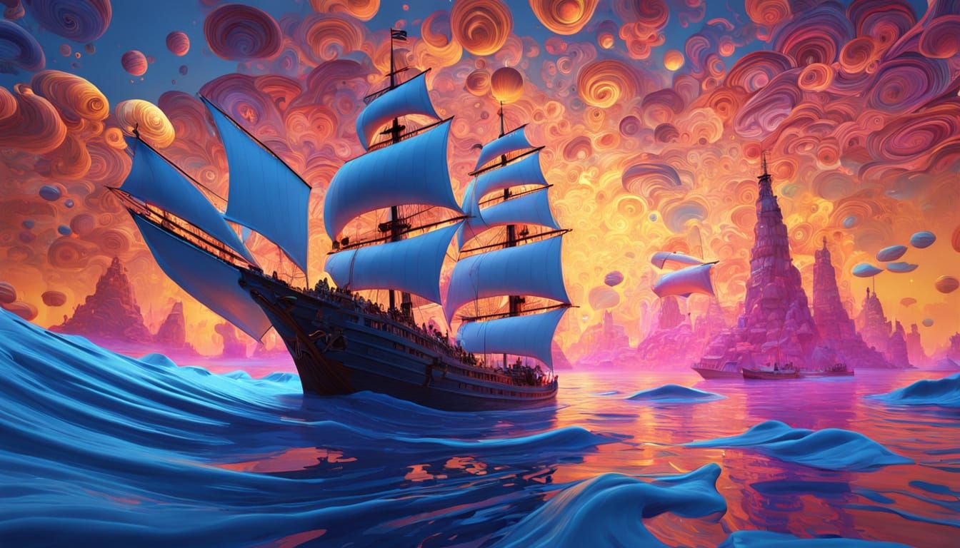 Surreal Odyssey through Cosmic Coordinates