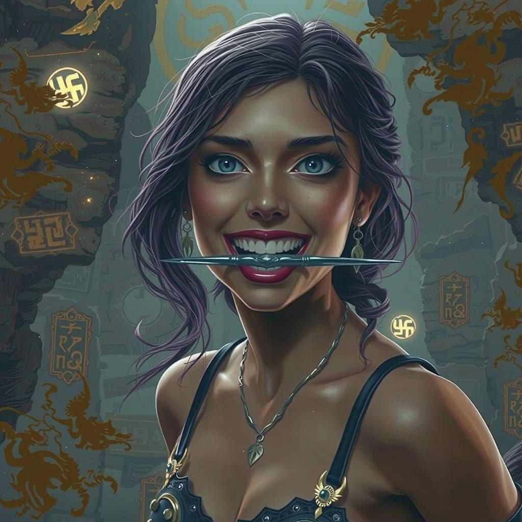 Warrior's Rhetorical Conundrum in a Realm of Ancient Magic