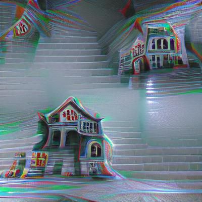 Creepy Haunted House in 3D