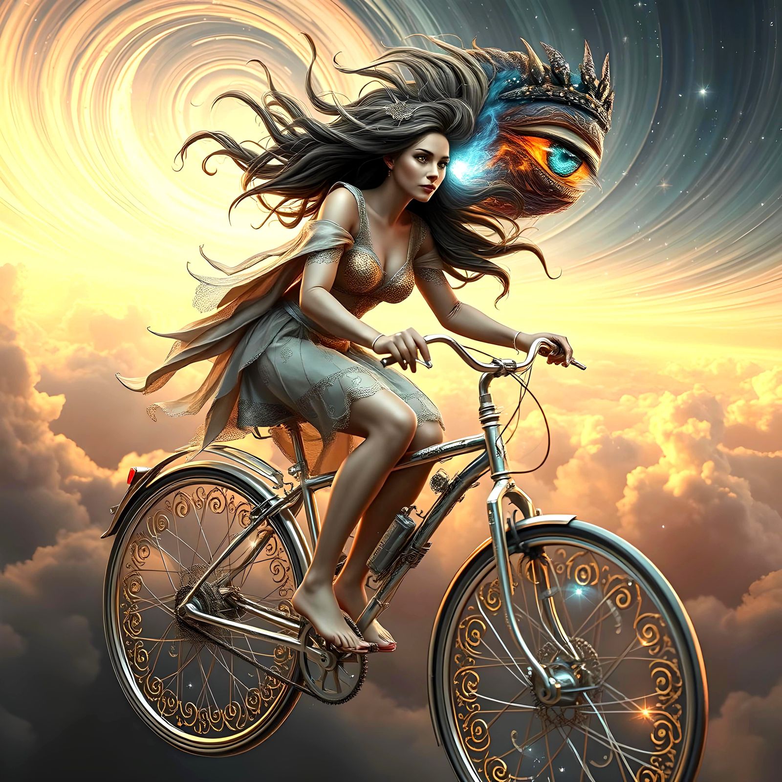 Surreal Supermodel: Creation and Destruction in 3D