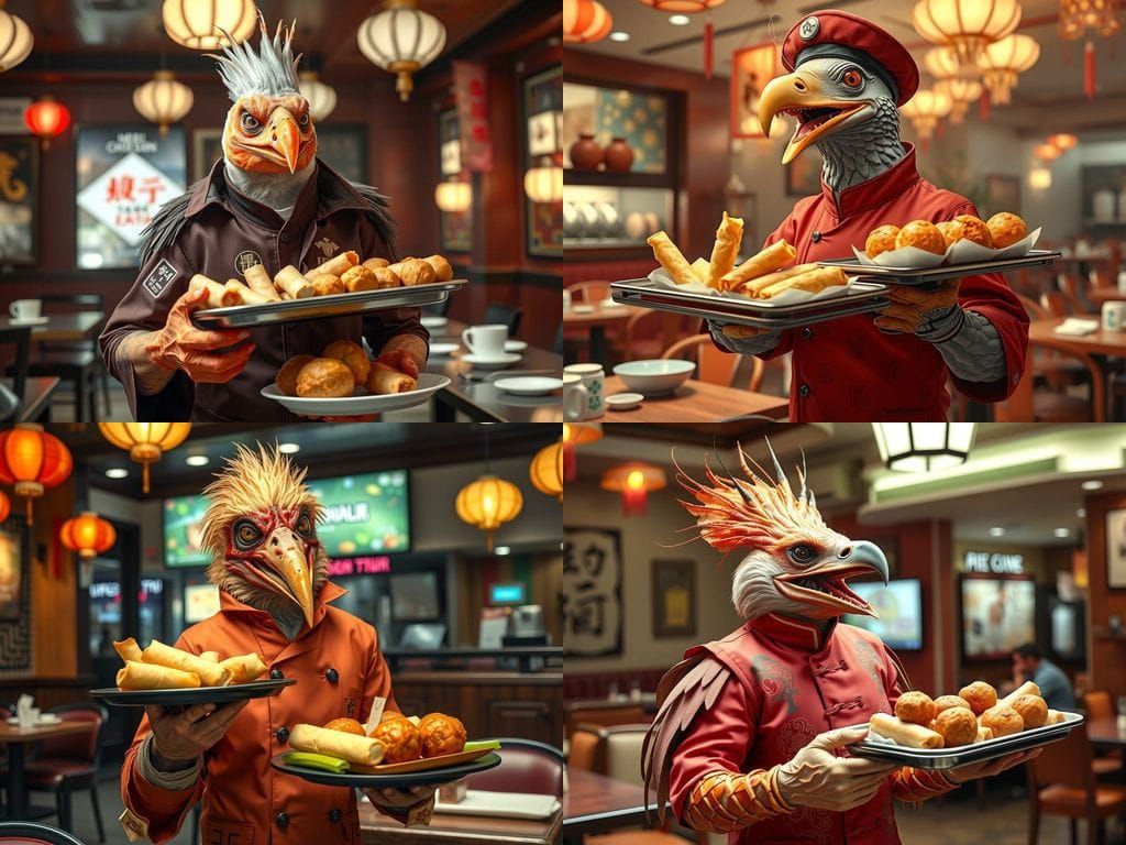 Mutant Hybrid Serves Chinese Dishes in Restaurant