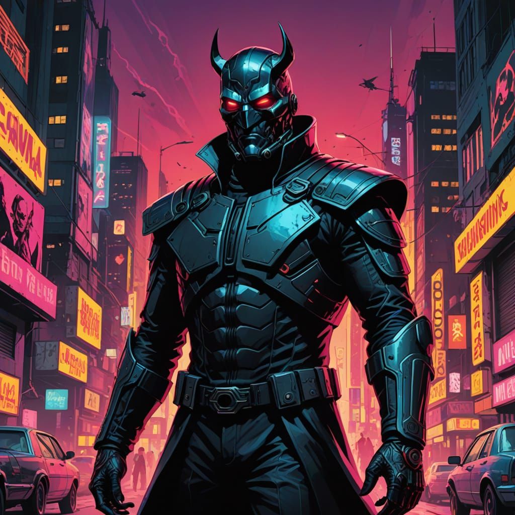 Imaginative Supervillain Characters in Retro Comic Style