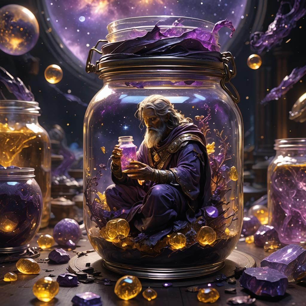 God Drinks Universe: Dark Fantasy Concept Art