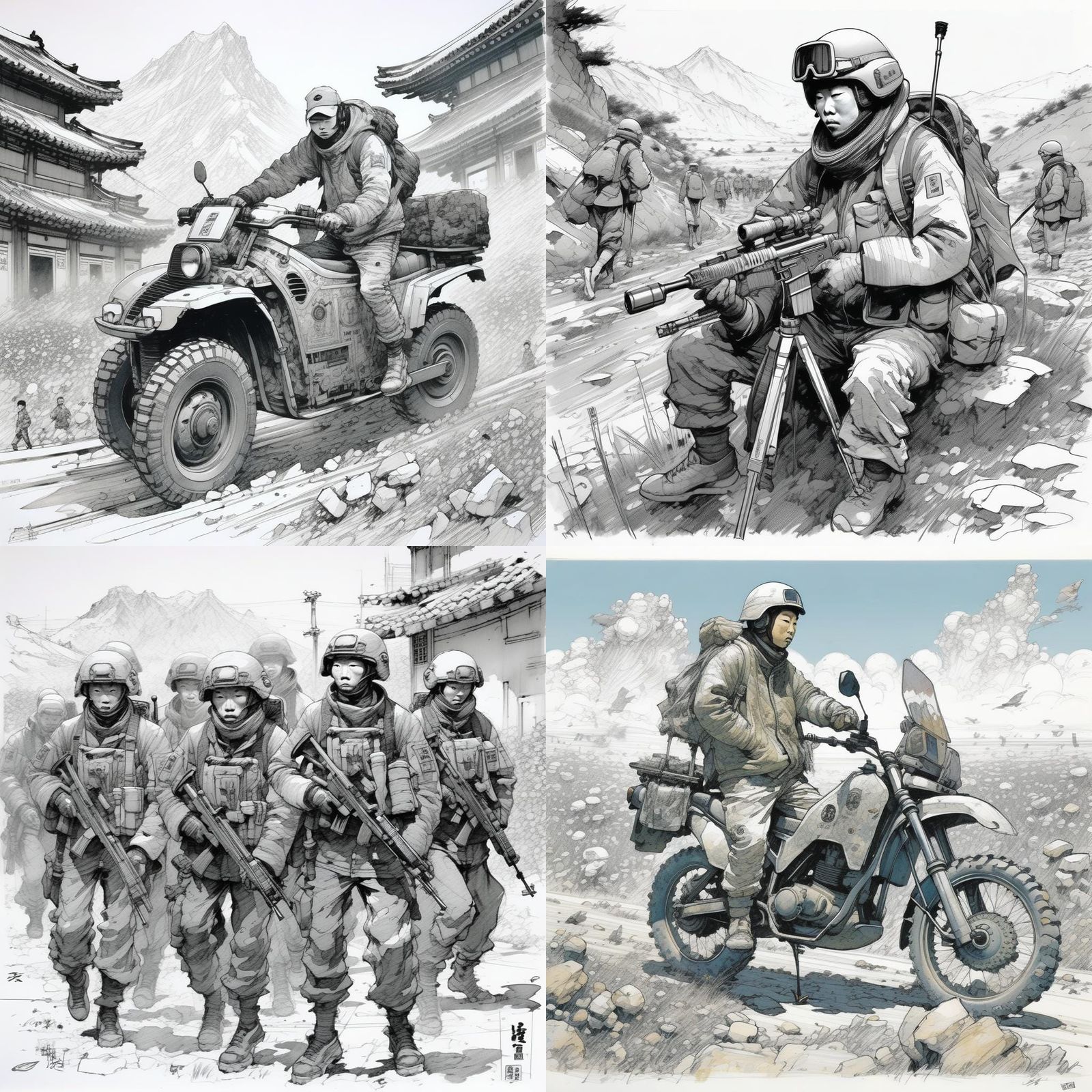 Dynamic Figure Drawing in Master Draftsman Style