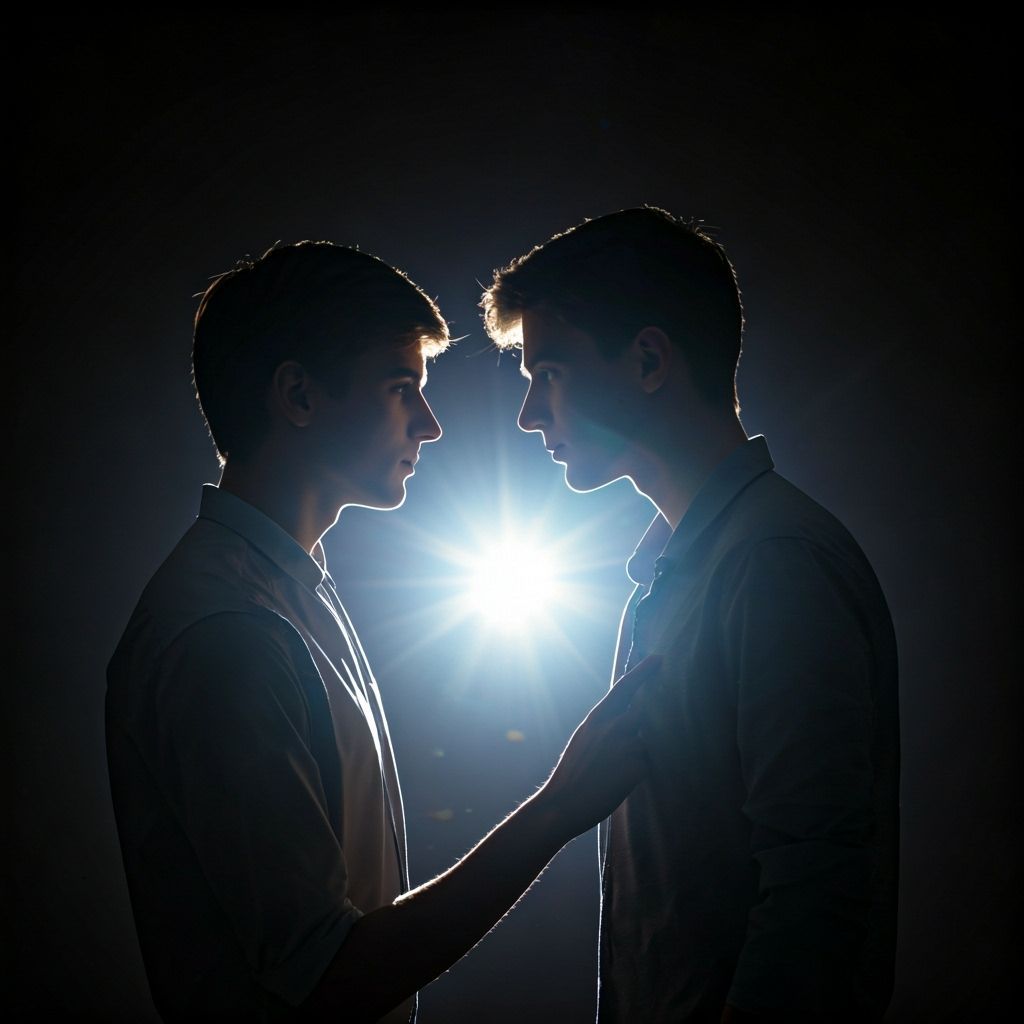 Light Versus Shadow: An AI Generated Battle