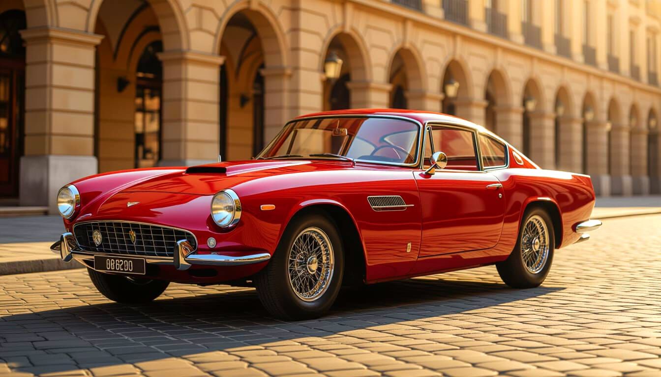 1960s Grand Tourer Coupe in Rosso Rubino Metallic