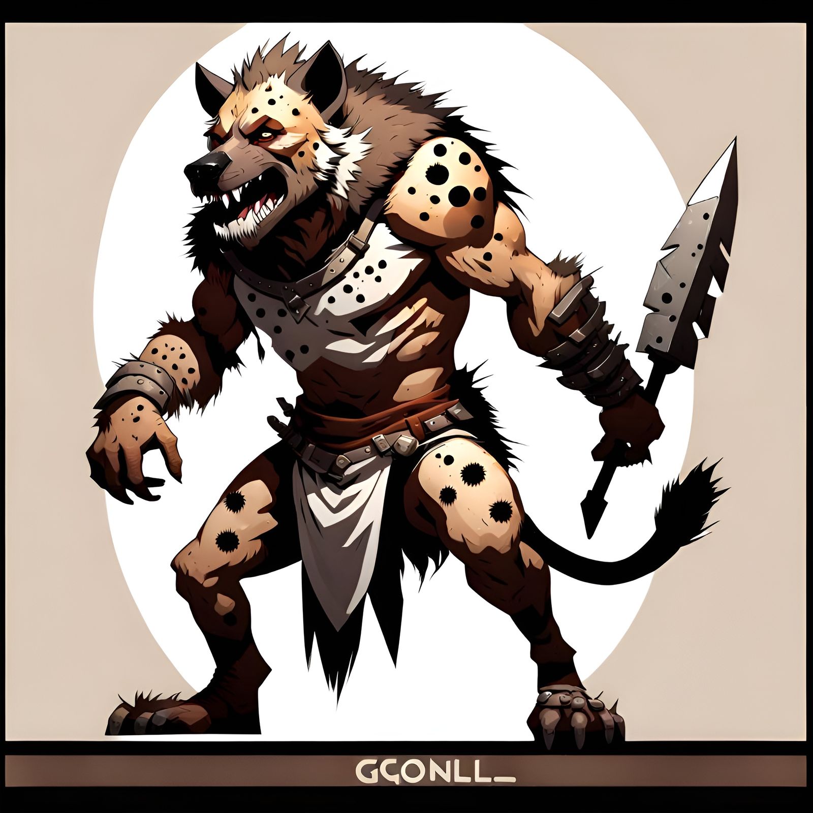 Videogame gnoll monster