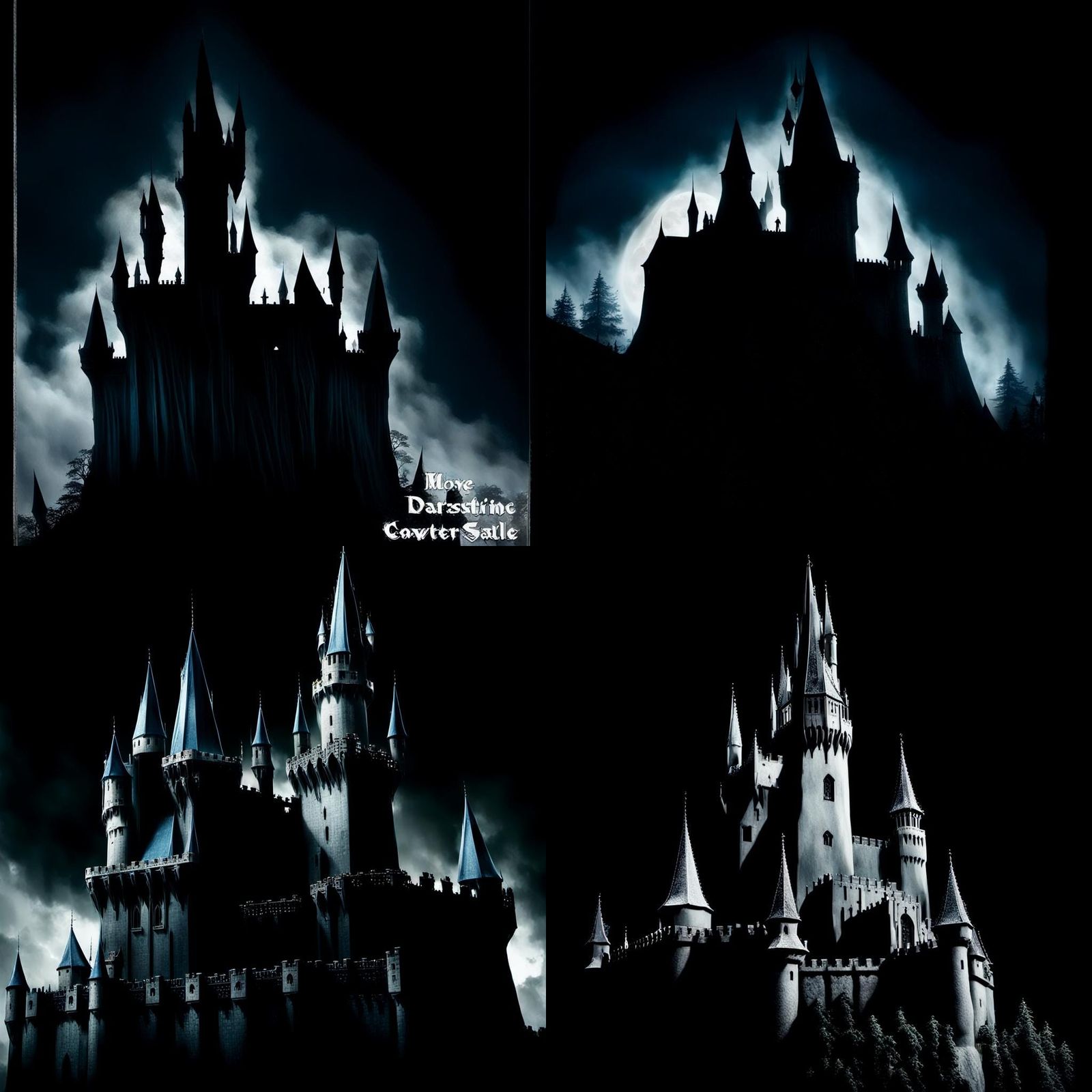 Dracula's Castle Exterior: Cinematography in Detailed Matte ...