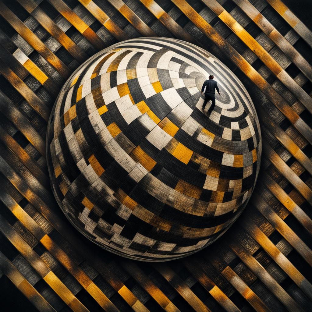 Demonic Cyborg Bear Portrait in Volcanic Hyperspace