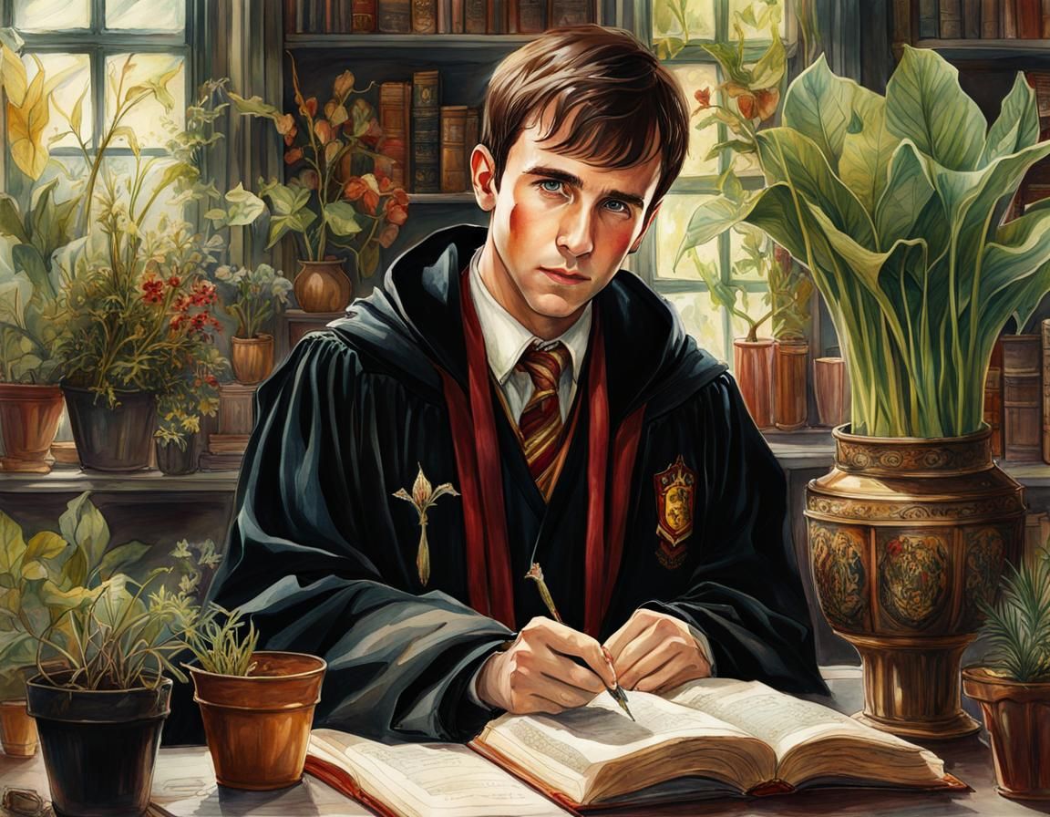 Neville in Herbology