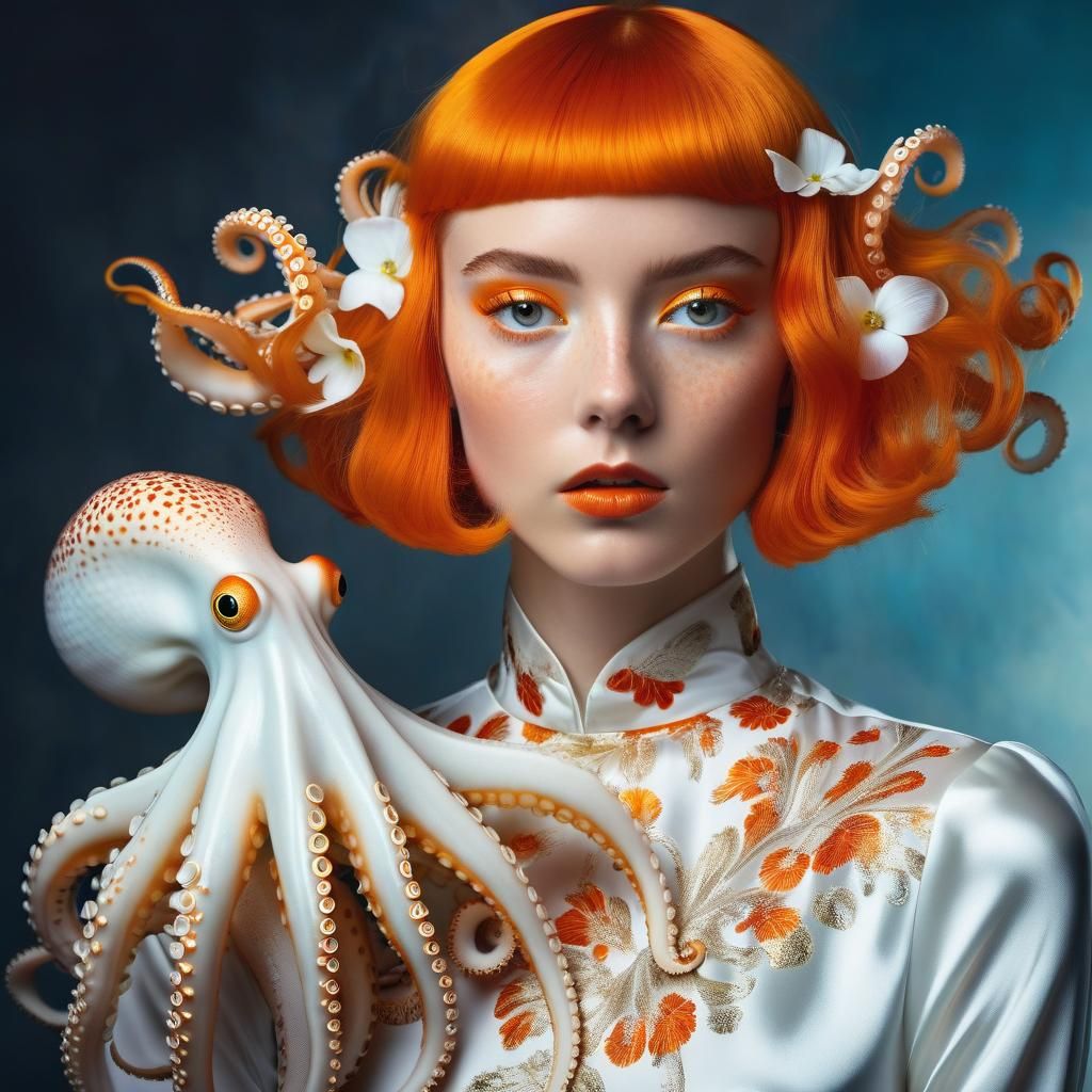 Woman & Octopus