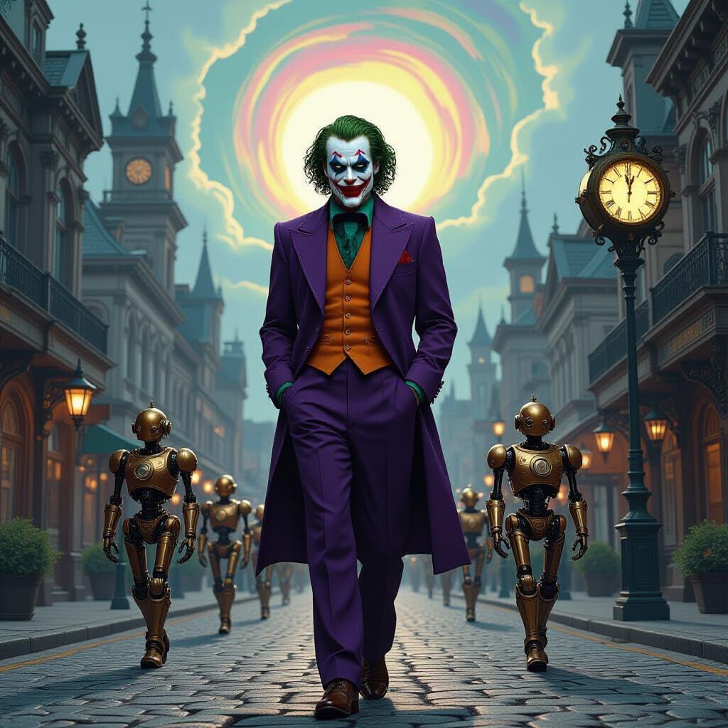 Steampunk Joker: Mayor of a Gothic Clockwork City