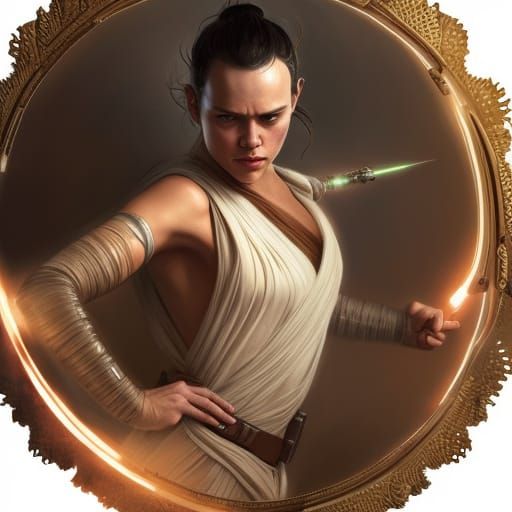 Star Wars Rey as Dark Fantasy Temptress