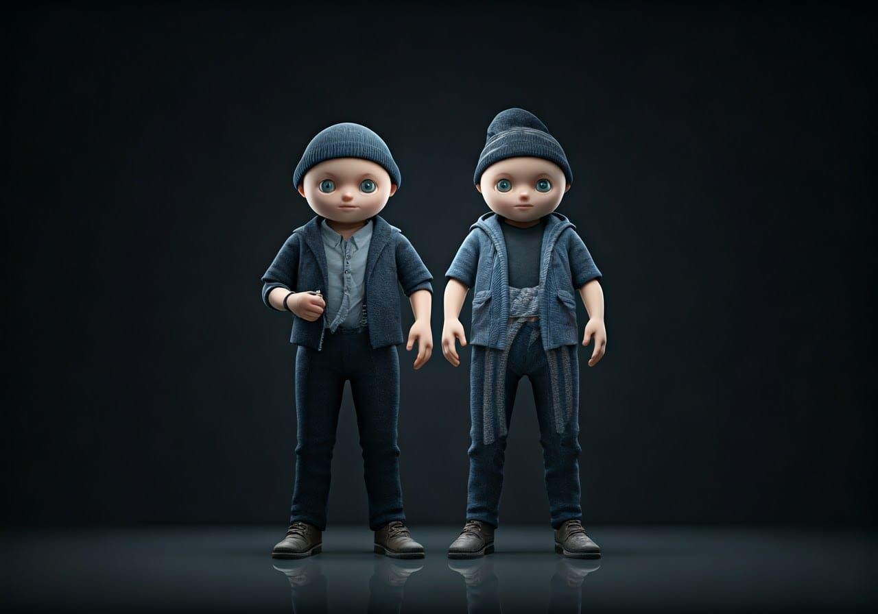 Curious Abstract Form Generated by AI