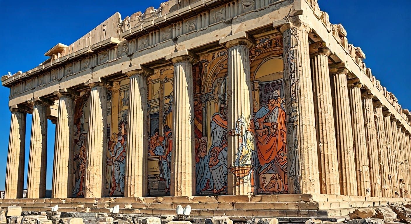 Parthenon of Athens: Graphic Novel Frescoes
