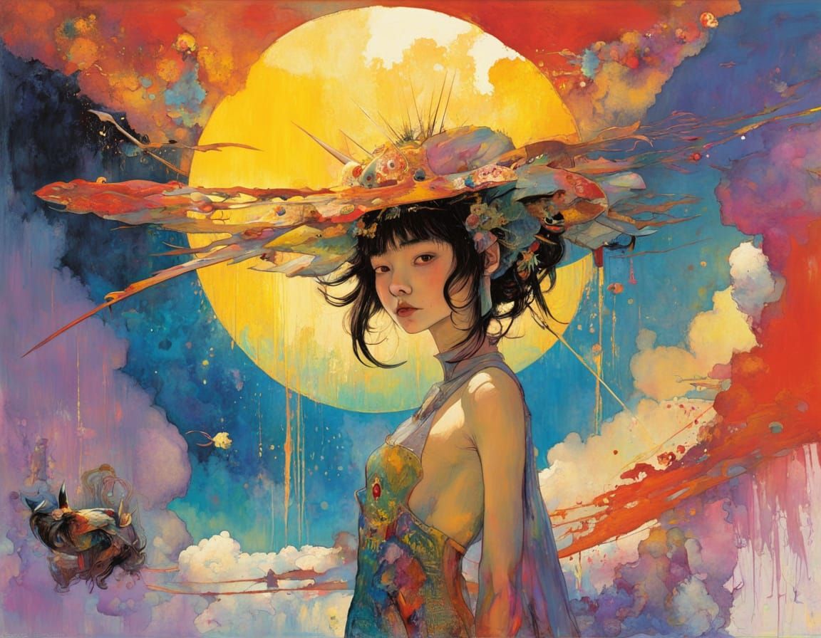 Vibrant Scene Kid Fashion in Maximalist Style