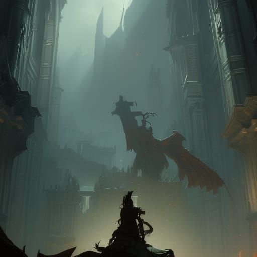 Dark Fantasy Dungeons and Dragons Concept Art