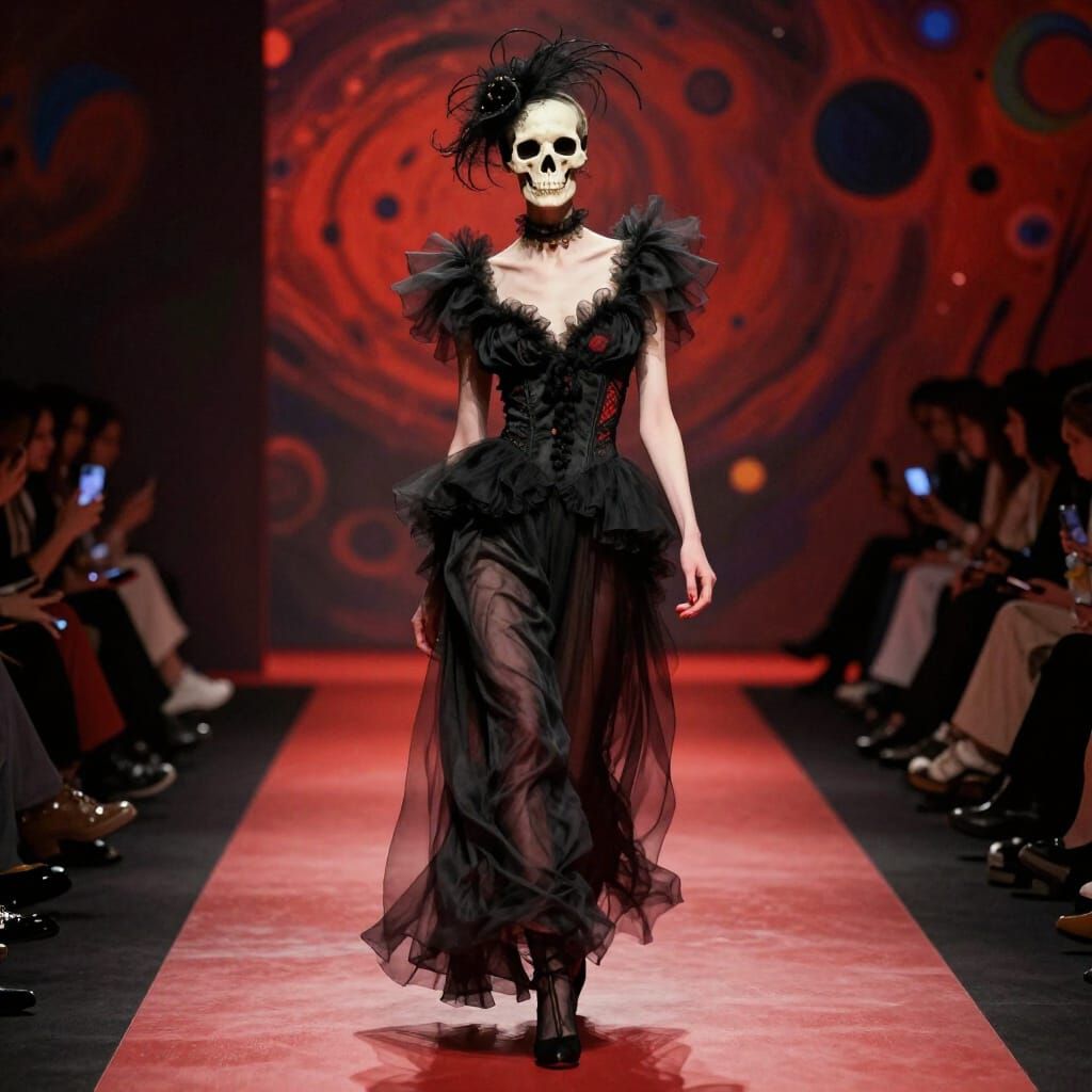Death as a Fashion Model on Cosmic Runway