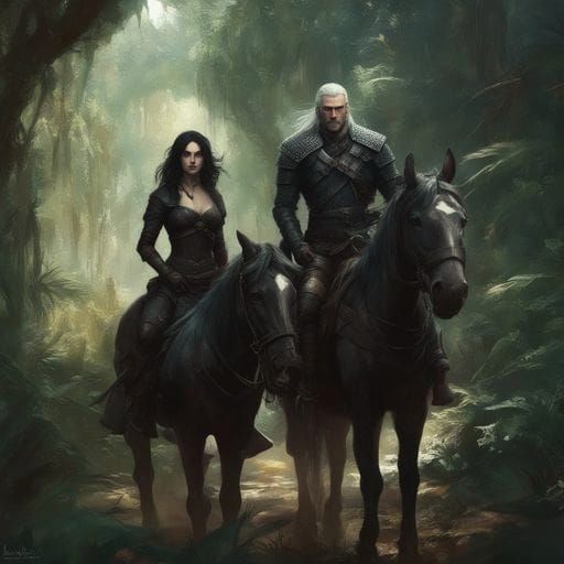 AI Generated Witcher Image