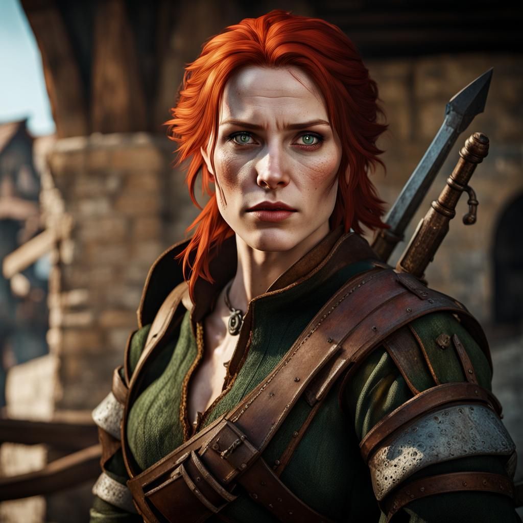 Triss Arrested: Professional Color Portrait