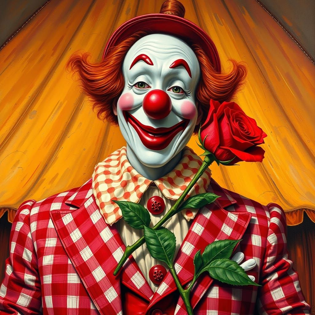 Gingham Clown