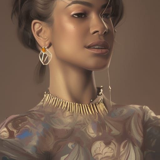 Zendaya Portrait in Artgerm Style, 8K Resolution