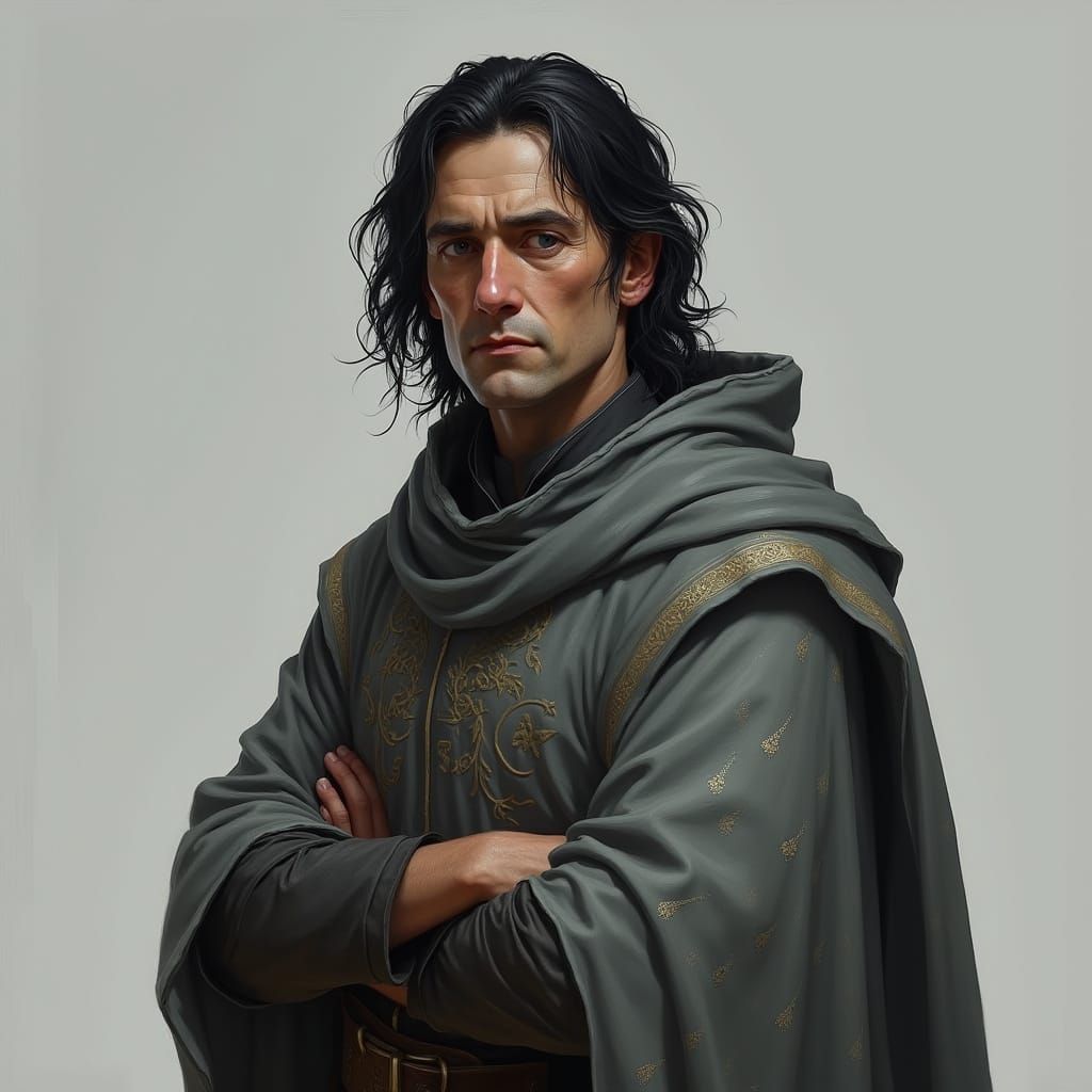 Cleric of Kelemvor Digital Painting, ESO Style