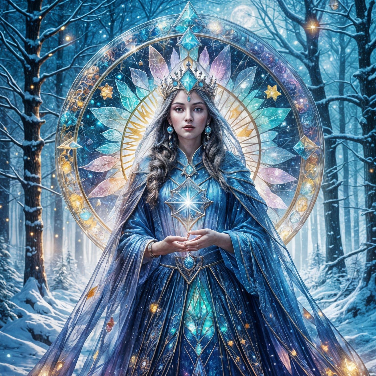 whimsical holy priestess