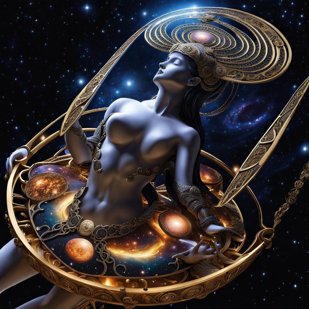 Death Holds the Universe: A Hyperdetailed Matte Painting