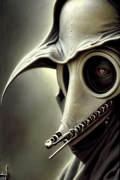 Out of work COVID Plague Doctor