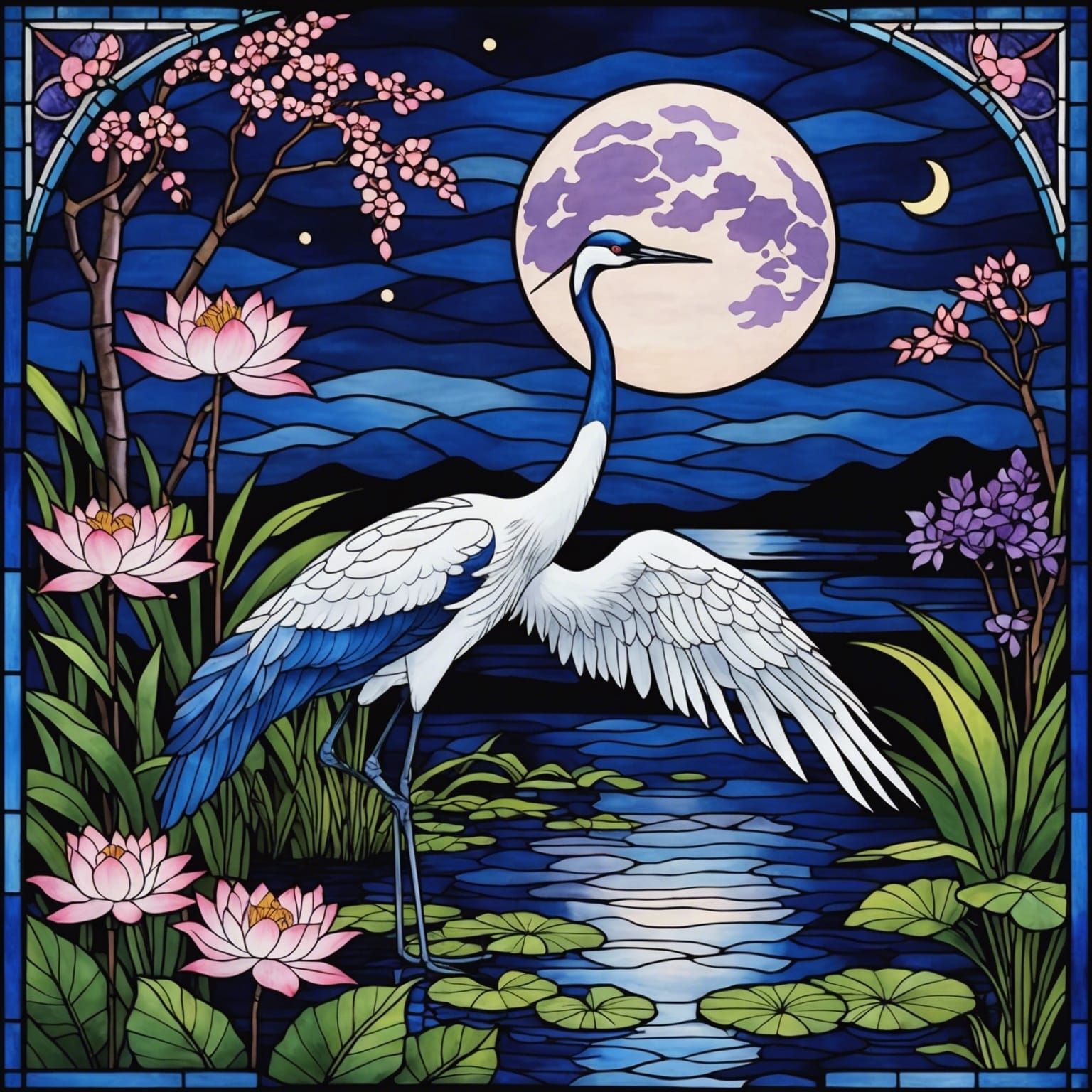 Stained Glass Painting Style