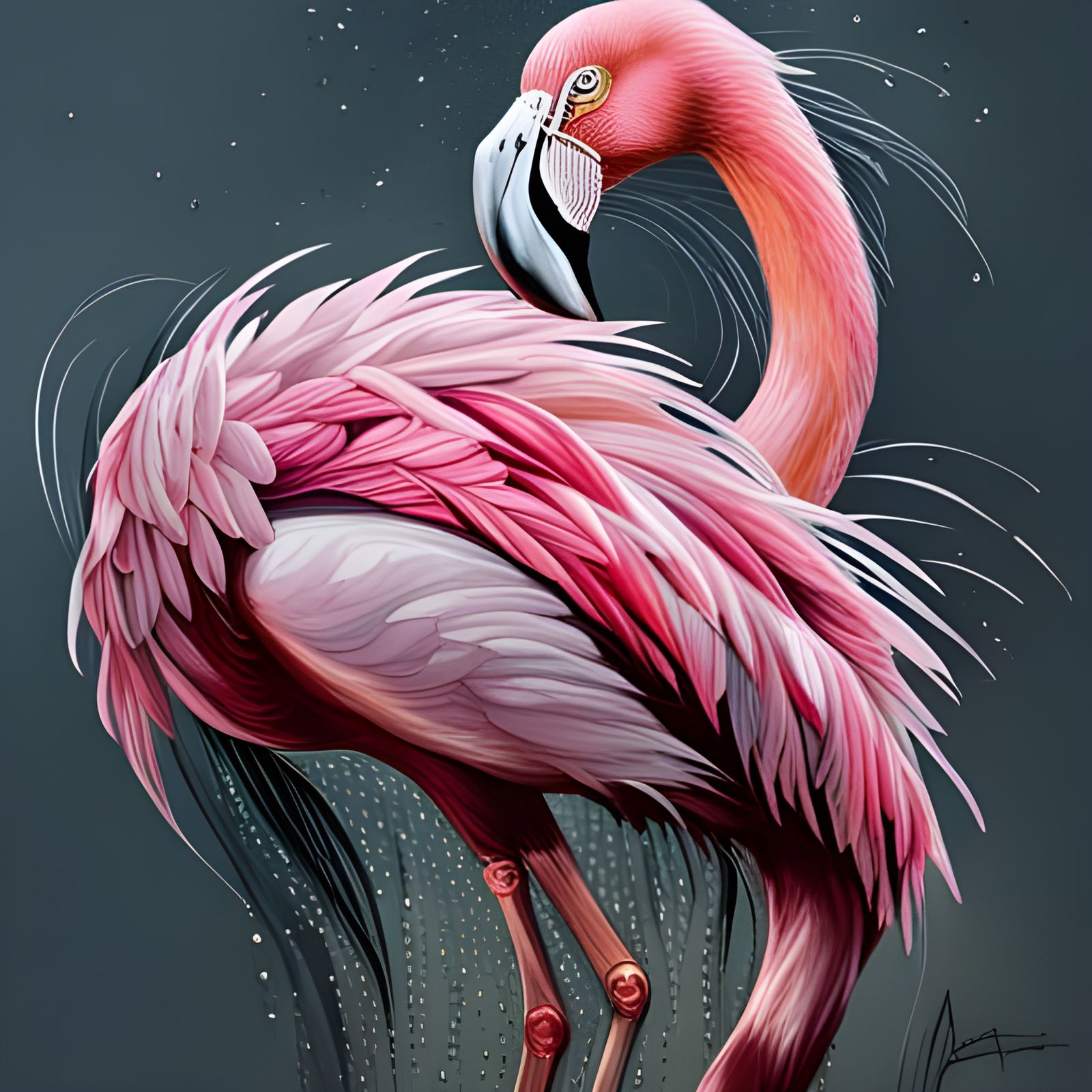 Pink Flamingo #2, Masterplayer