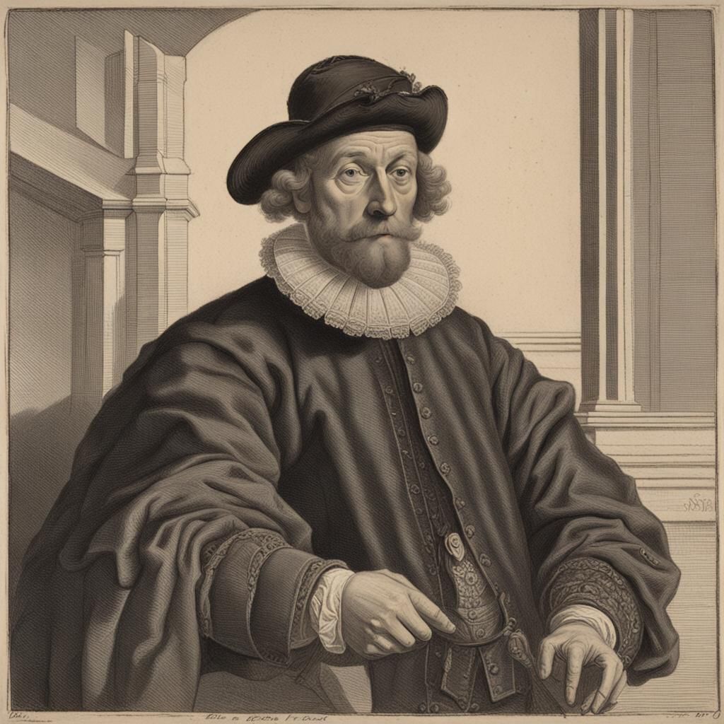 Self-Portrait in the Style of Frans Hals