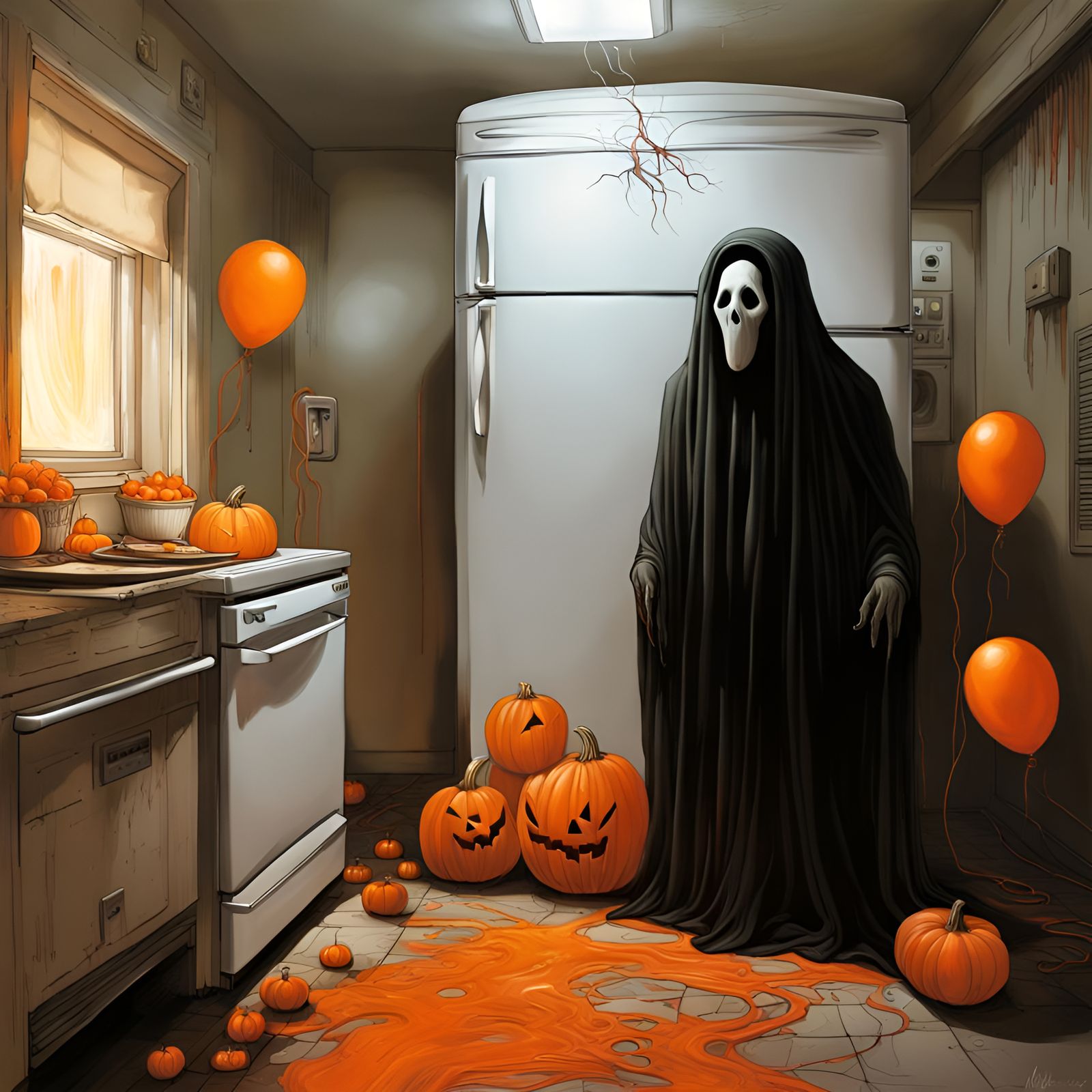 Haunted Refrigerator in the Neagan Residence