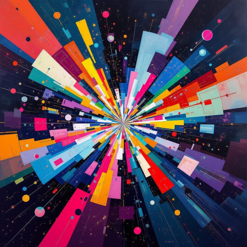 Abstract Discovery: Kaleidoscope of Shifting Shapes and Irid...