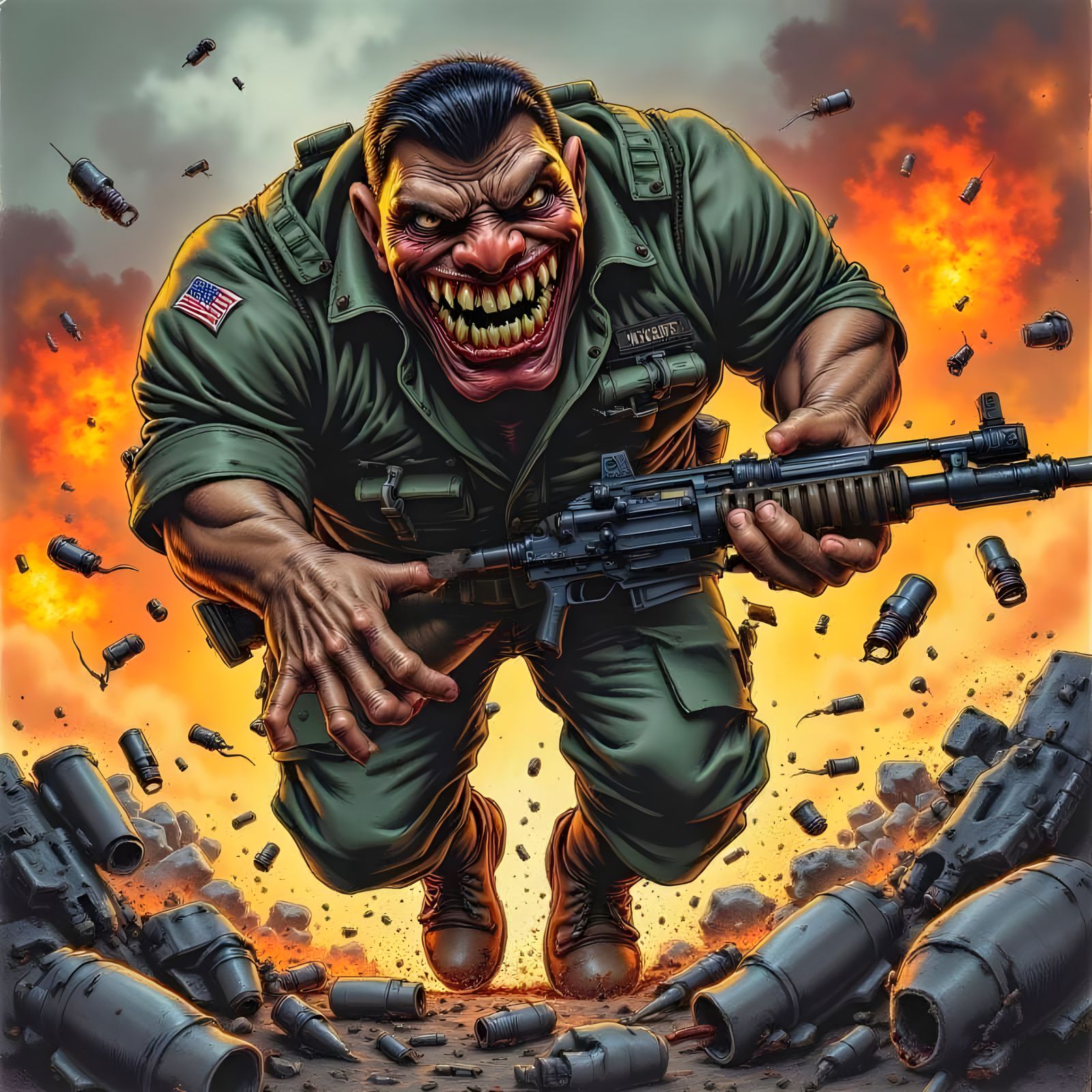 Cyberpunk War Machine