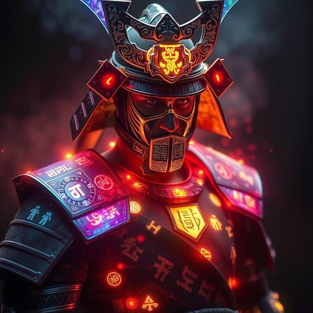 Radiant Samurai: Prismatic Light Warrior