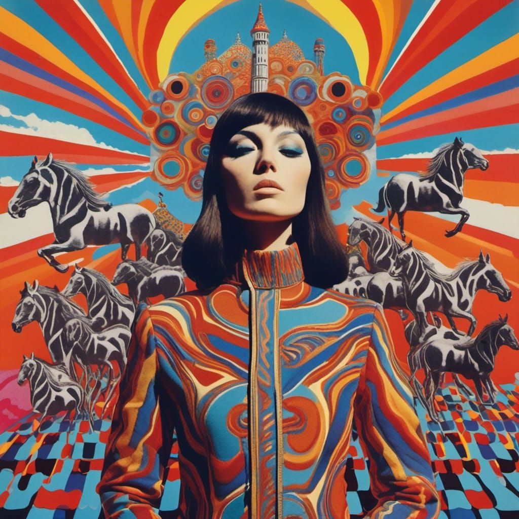 Apocalyptic Mod Dreamscape: A Prophetic Vision