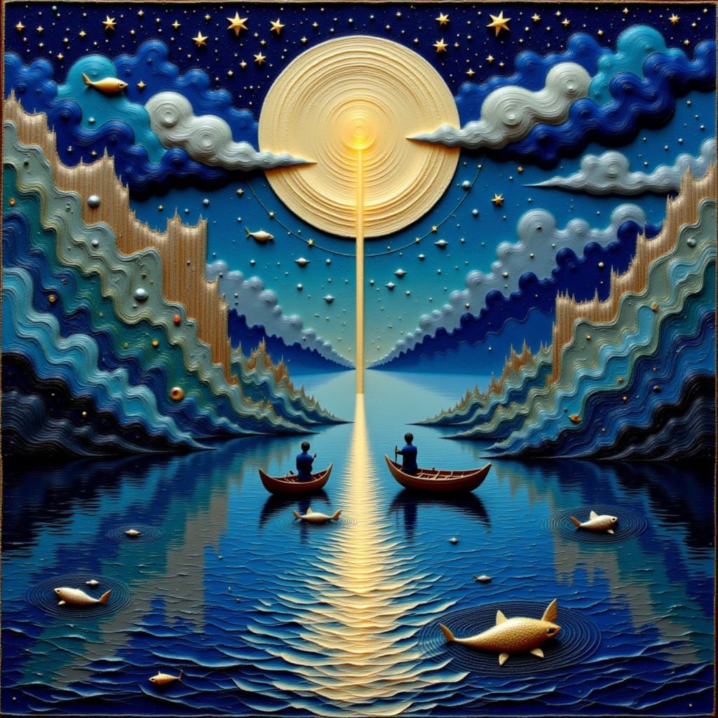 A mystical nocturnal atmosphere