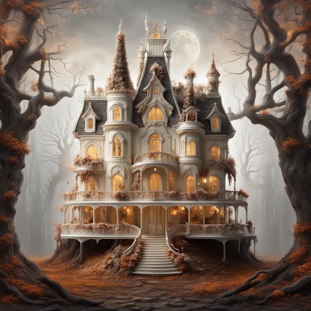 Haunted House Cake: Baroque Patisserie in a Forest