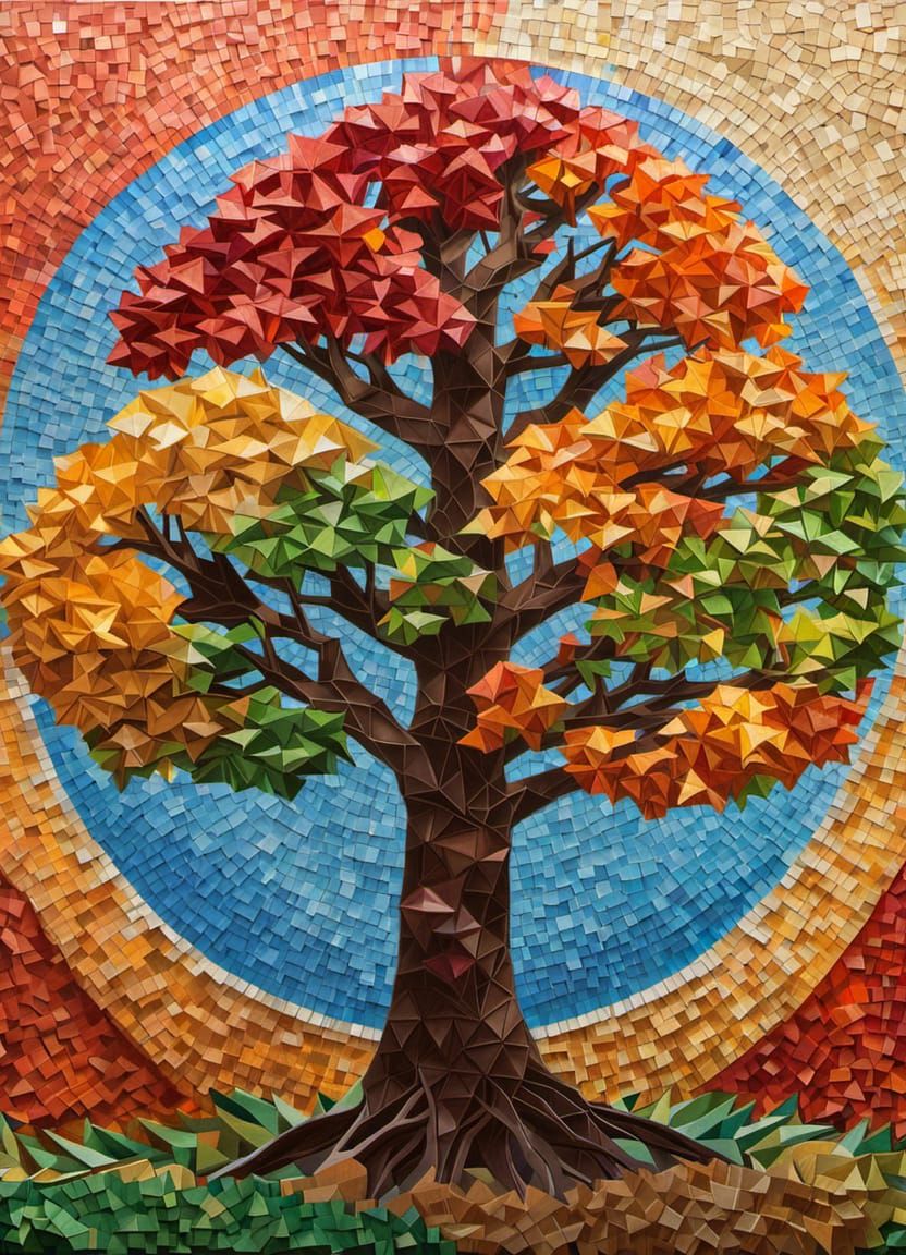 Mosaic Origami/ challenge contender