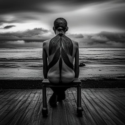 Psychedelic Angel of Death Zombiecore Art